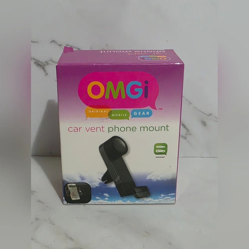 Universal Car Vent Phone Mount - Clip On - Black